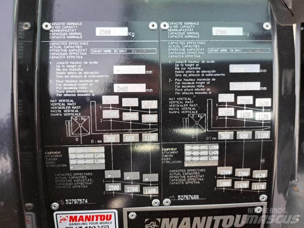 Manitou MC 25-4 Dízel targoncák
