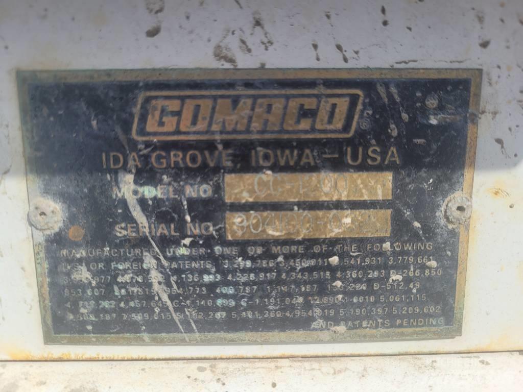 Gomaco CC1200 Beton tartozékok