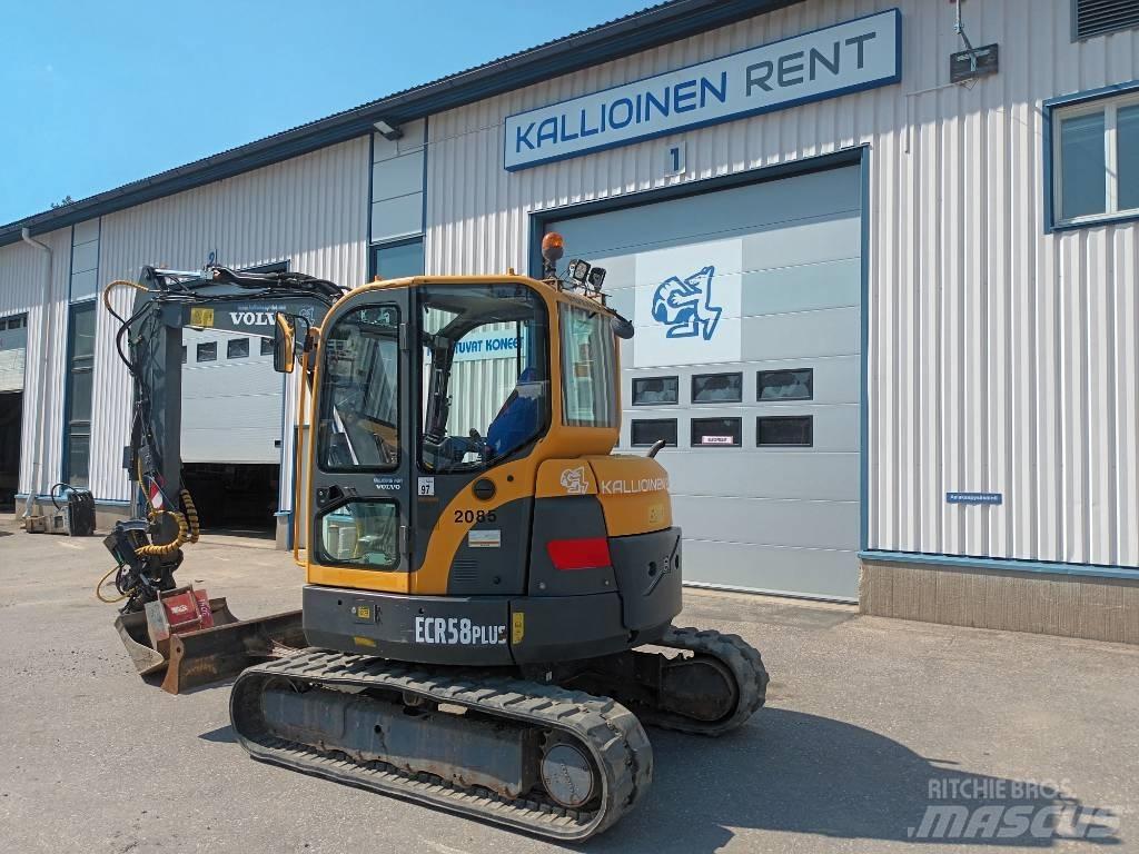 Volvo ECR 58 Mini kotrók < 7t