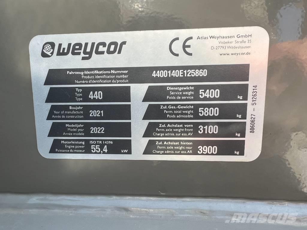 Weycor AR440 Mini homlokrakodók