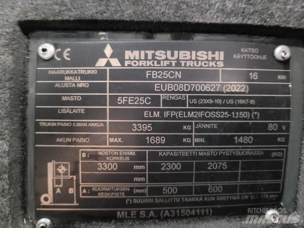 Mitsubishi FB 25 CN Elektromos targoncák