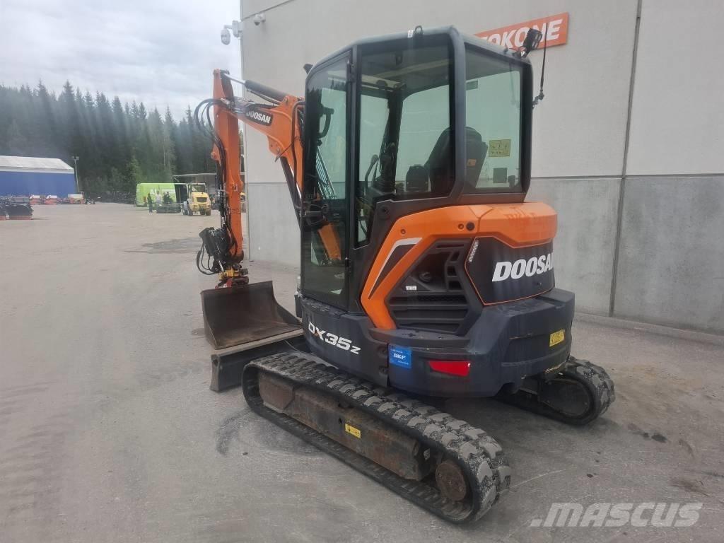 Doosan DX 35 Z Mini kotrók < 7t