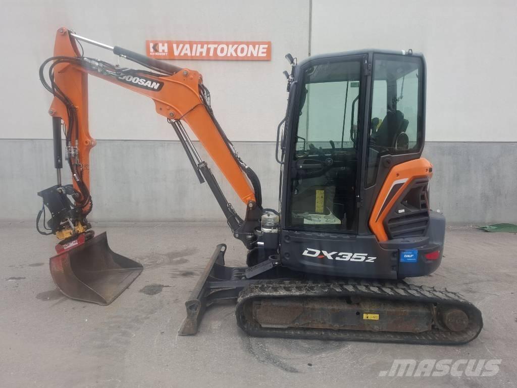 Doosan DX 35 Z Mini kotrók < 7t