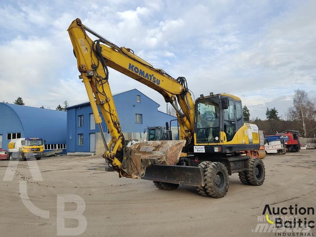 Komatsu PW160-7 Gumikerekes kotrók