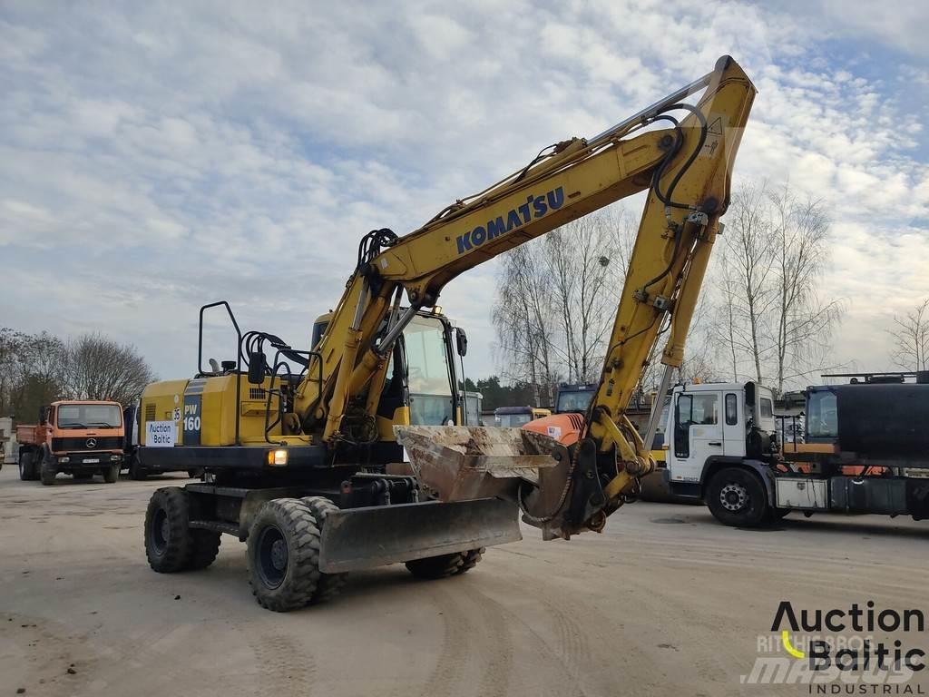 Komatsu PW160-7 Gumikerekes kotrók