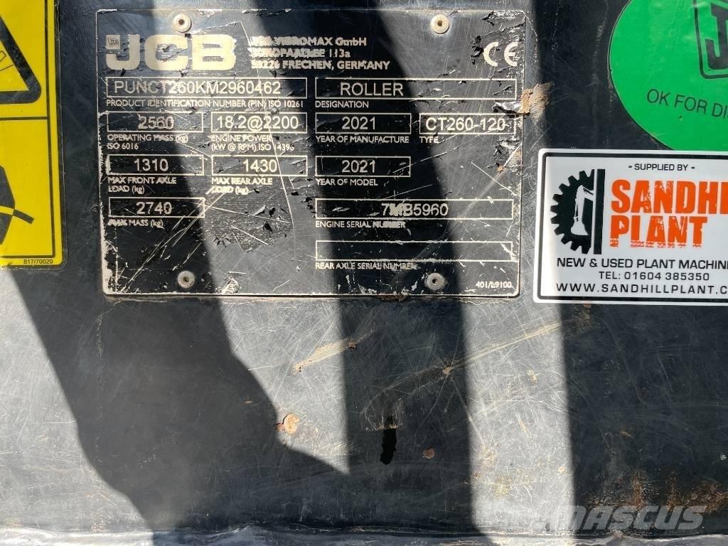 JCB CT 260-120 Ikerdobos hengerek