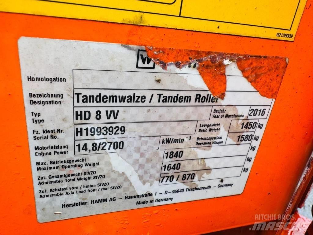 Hamm HD 8 VV Ikerdobos hengerek