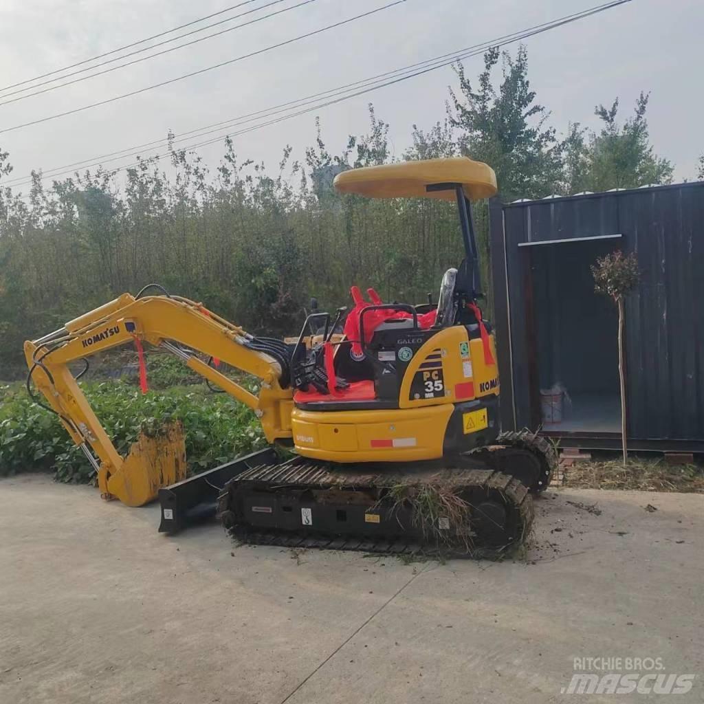 Komatsu PC 35 MR Mini kotrók < 7t