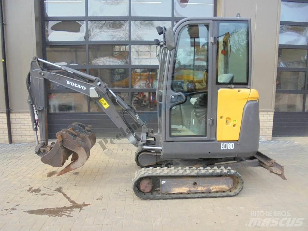 Volvo EC 18 D Mini kotrók < 7t