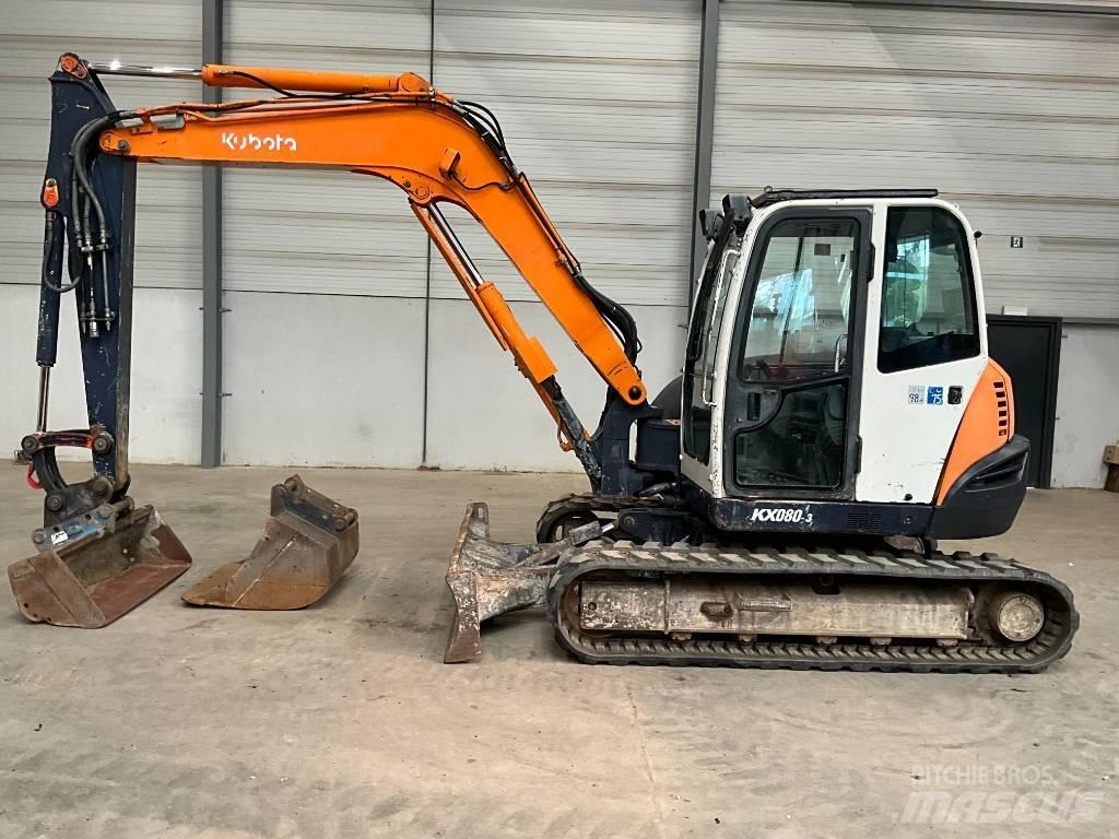 Kubota KX 080-3 Közepes (midi) kotrók 7 t - 12 t