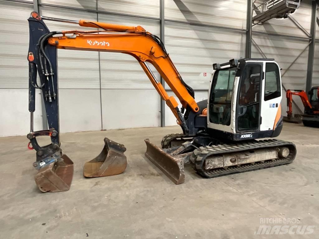 Kubota KX 080-3 Közepes (midi) kotrók 7 t - 12 t
