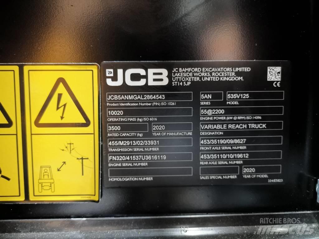 JCB 535 V 125 Teleszkópos rakodók