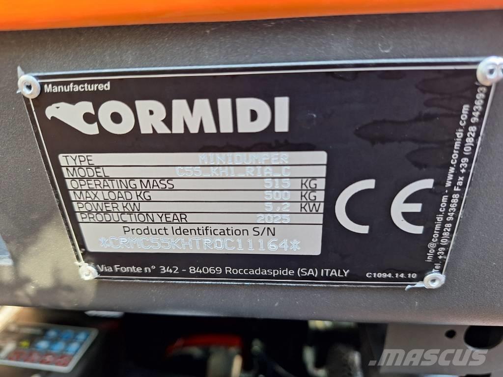 Cormidi C60 and C55 Lánctalpas dömperek
