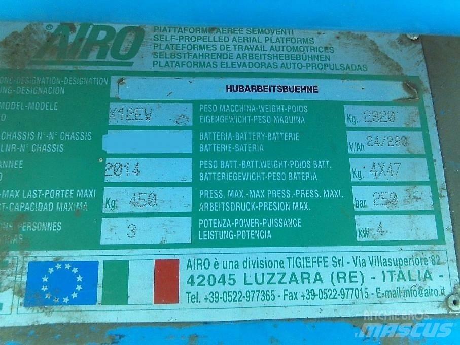 Airo X 12 EW Ollós emelők