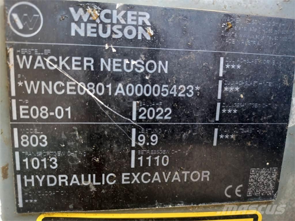 Wacker Neuson 803 Lánctalpas kotrók
