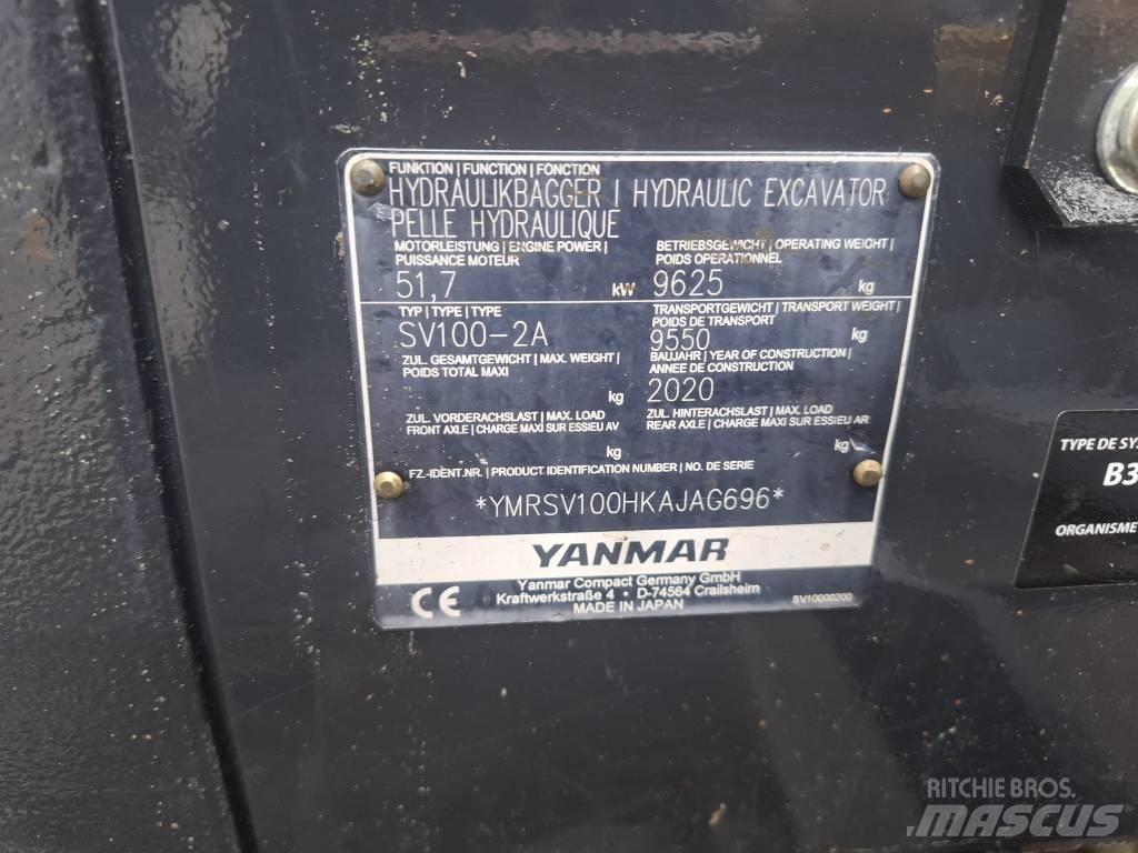 Yanmar SV 100-2A Közepes (midi) kotrók 7 t - 12 t