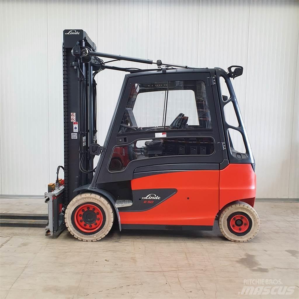 Linde E50HL Elektromos targoncák