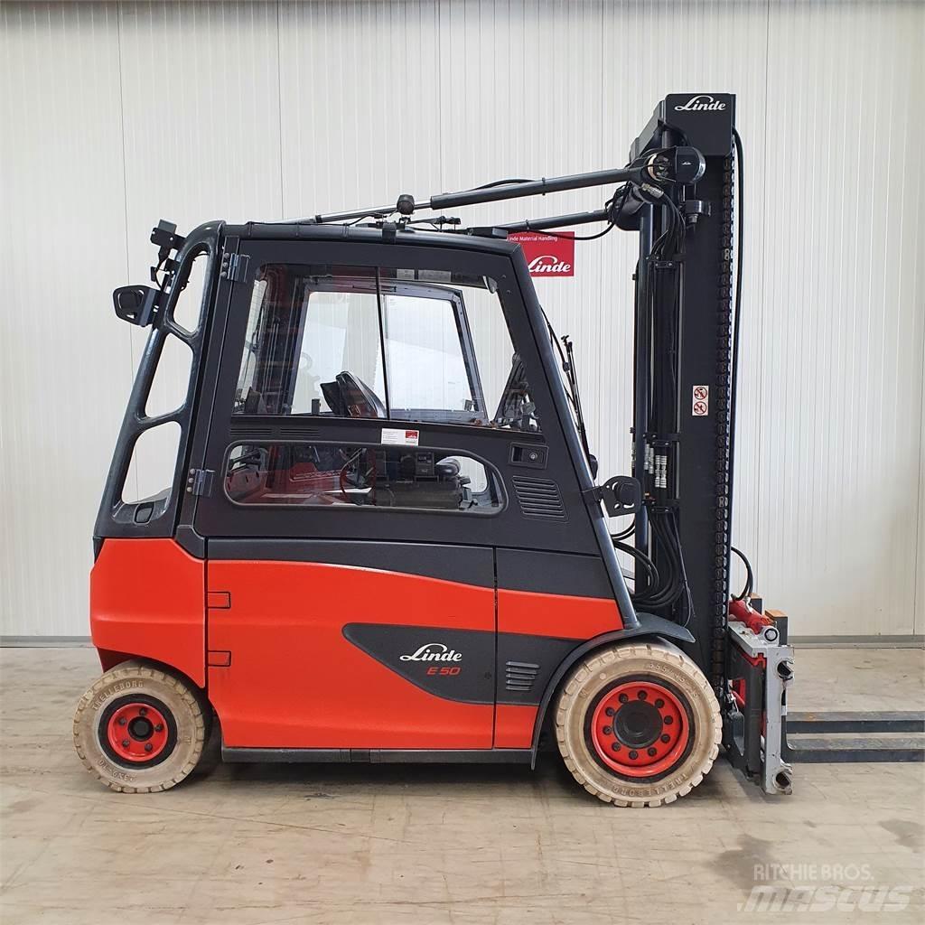 Linde E50HL Elektromos targoncák