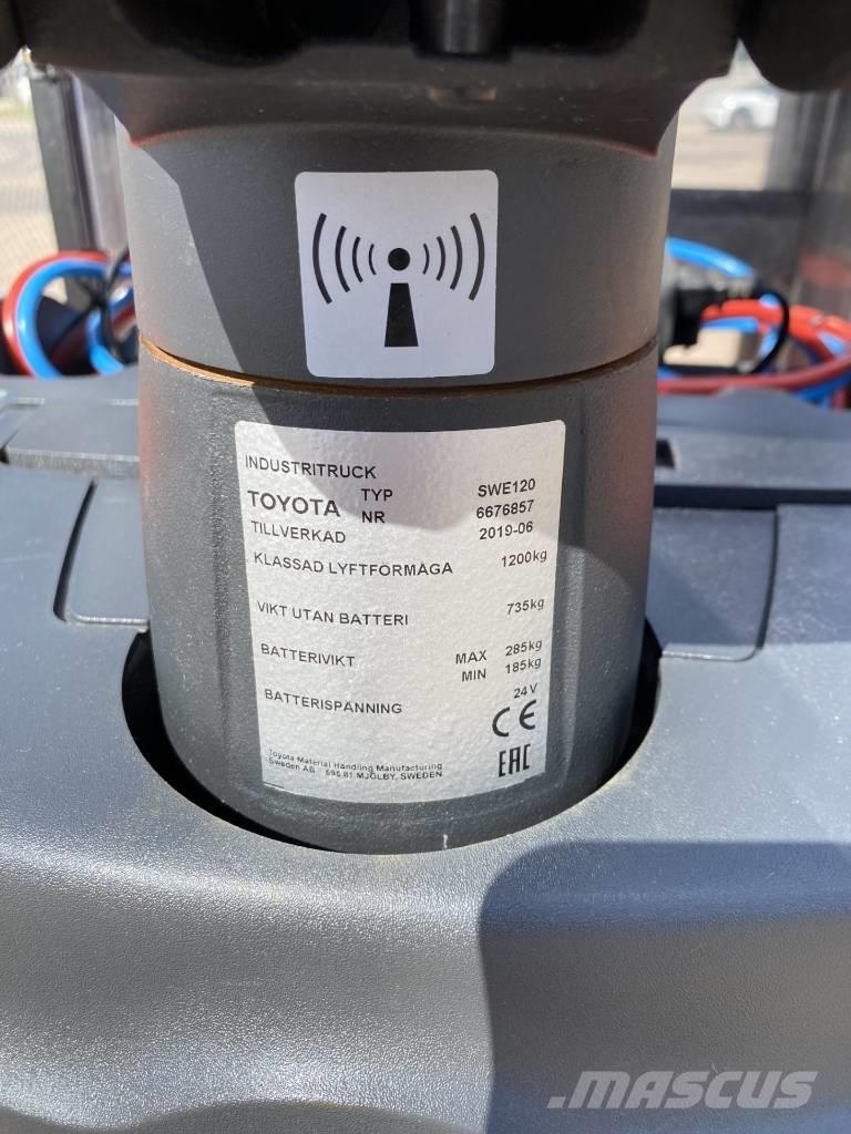 Toyota SWE 120 Gyalogkíséretű targonca