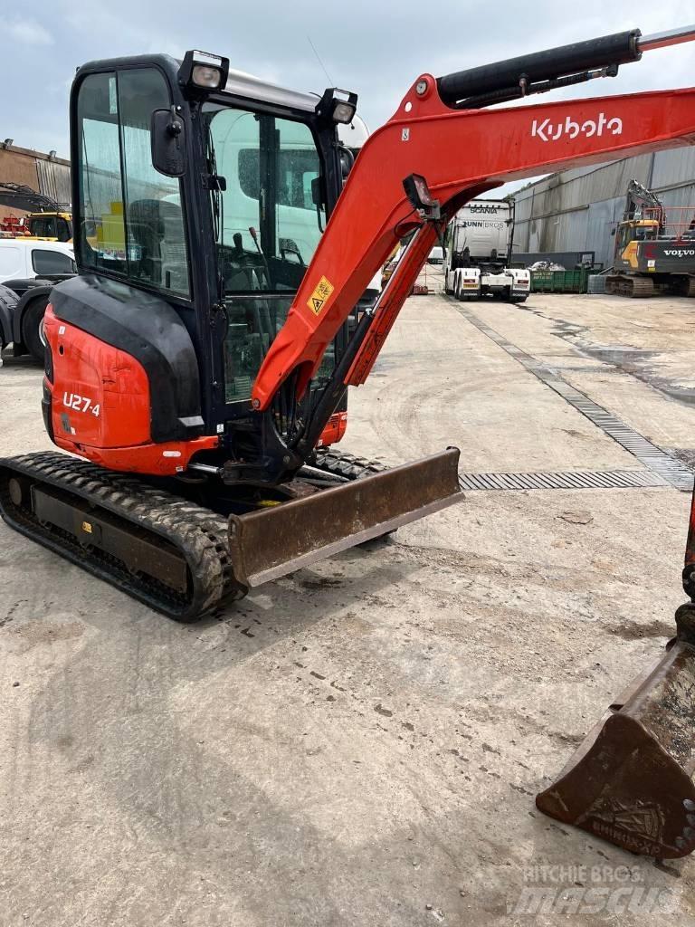 Kubota U 27-4 Mini kotrók < 7t