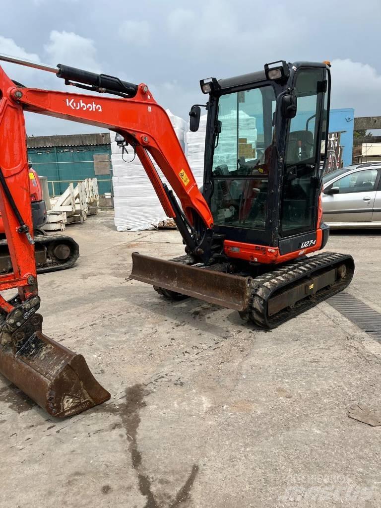 Kubota U 27-4 Mini kotrók < 7t