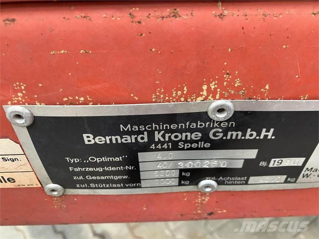 Krone Optimat 4.0 Trágyaszóró