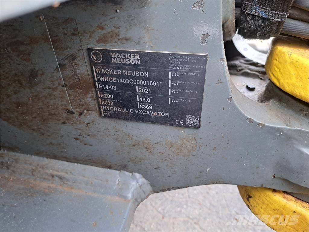Wacker Neuson EZ80 Lánctalpas kotrók