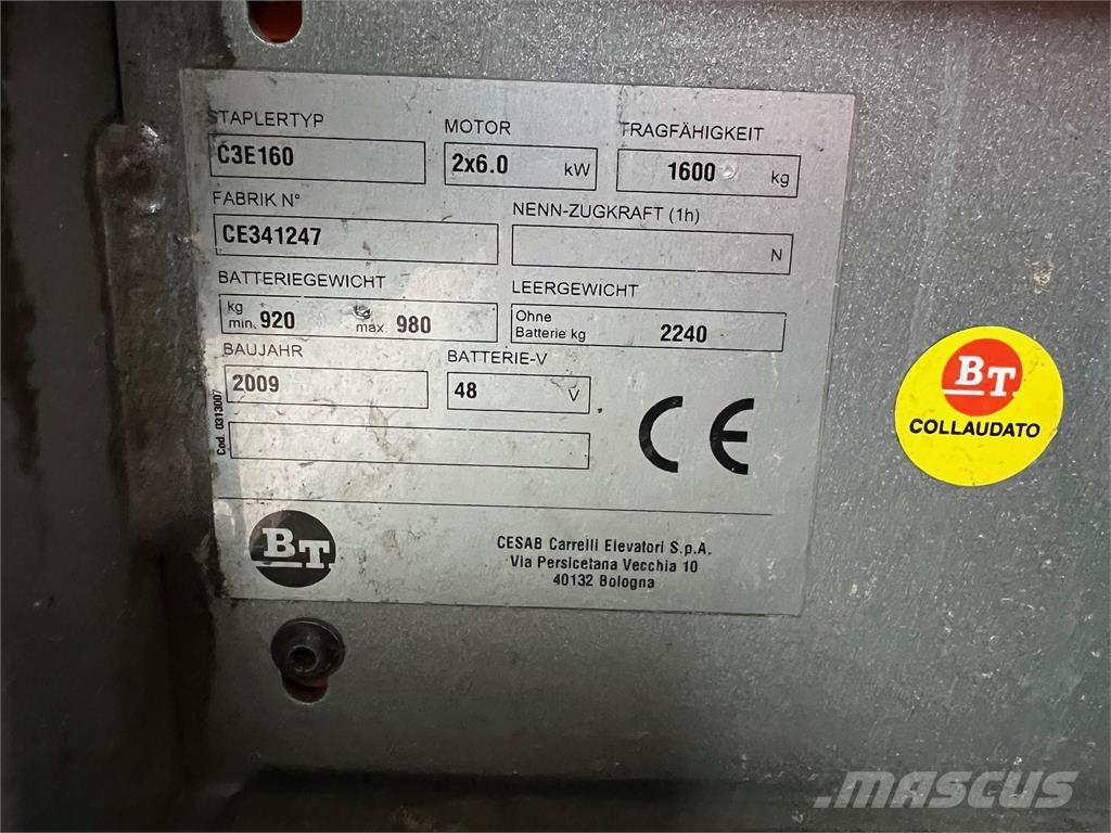 BT C3E160 Elektromos targoncák