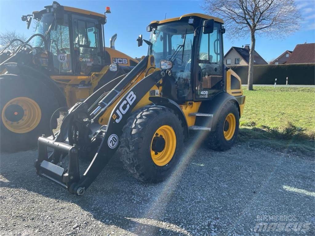 JCB 409 Gumikerekes homlokrakodók