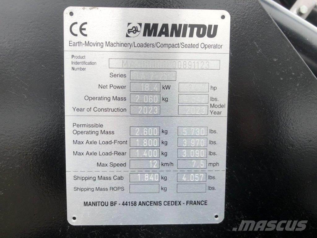 Manitou MLA 2-25 H Egyéb mezőgazdasági gépek
