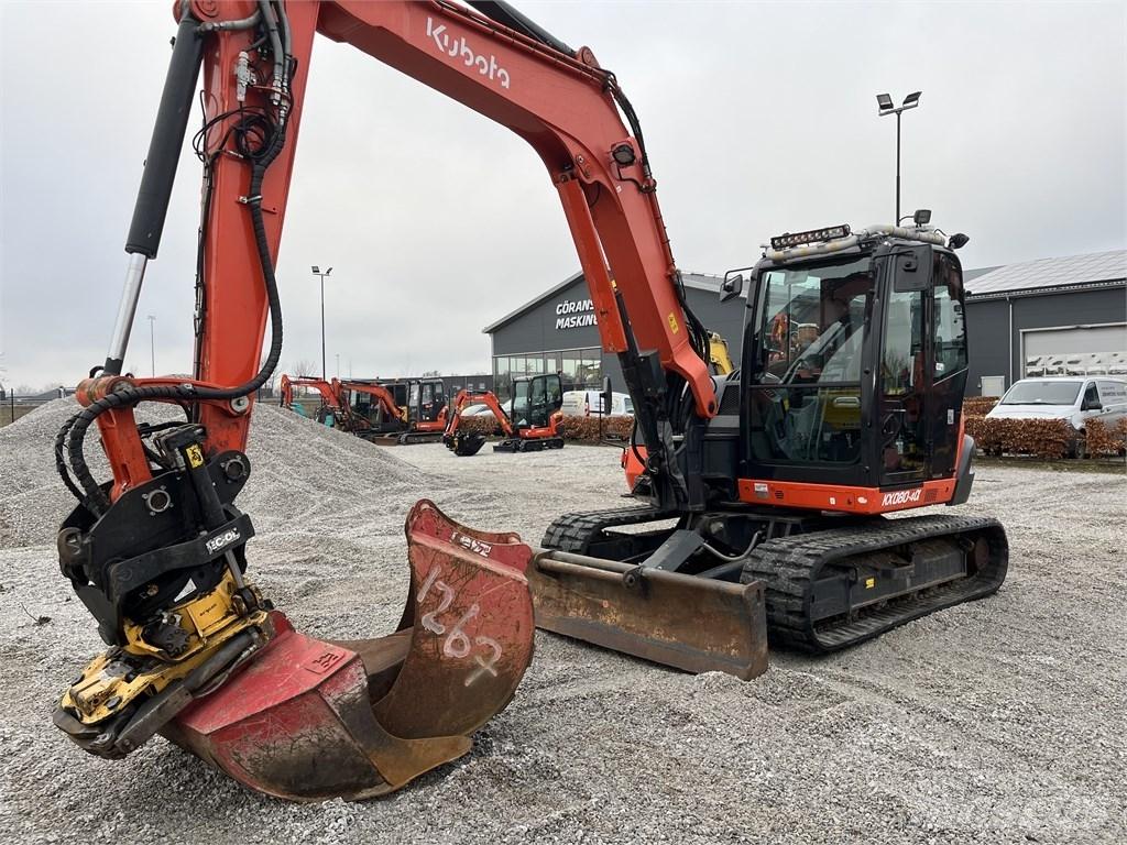 Kubota KX 080-4 Közepes (midi) kotrók 7 t - 12 t