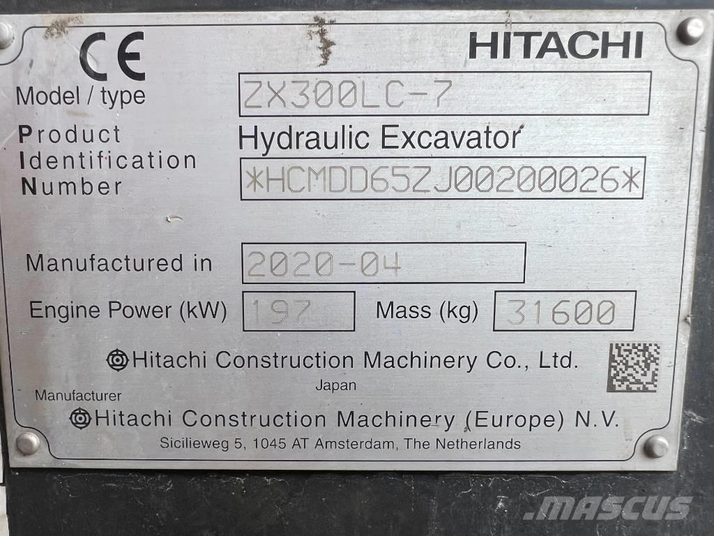 Hitachi ZX 300 LC-7 Lánctalpas kotrók