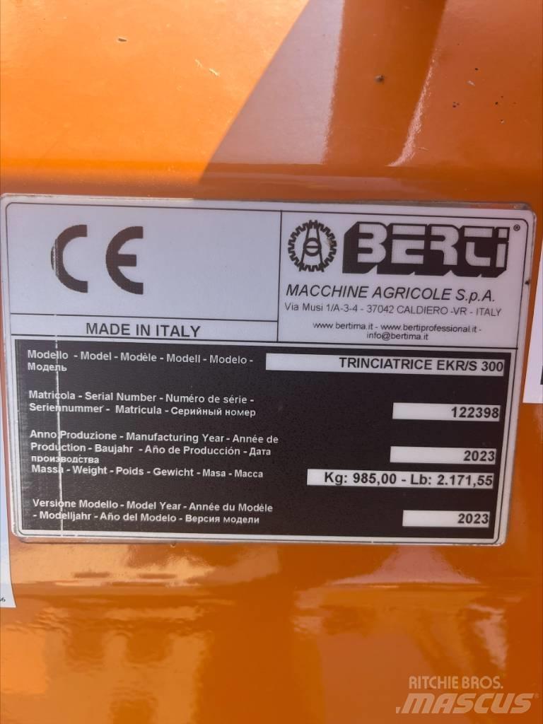Berti EKR-S 300 Szárzúzók és fűkaszák