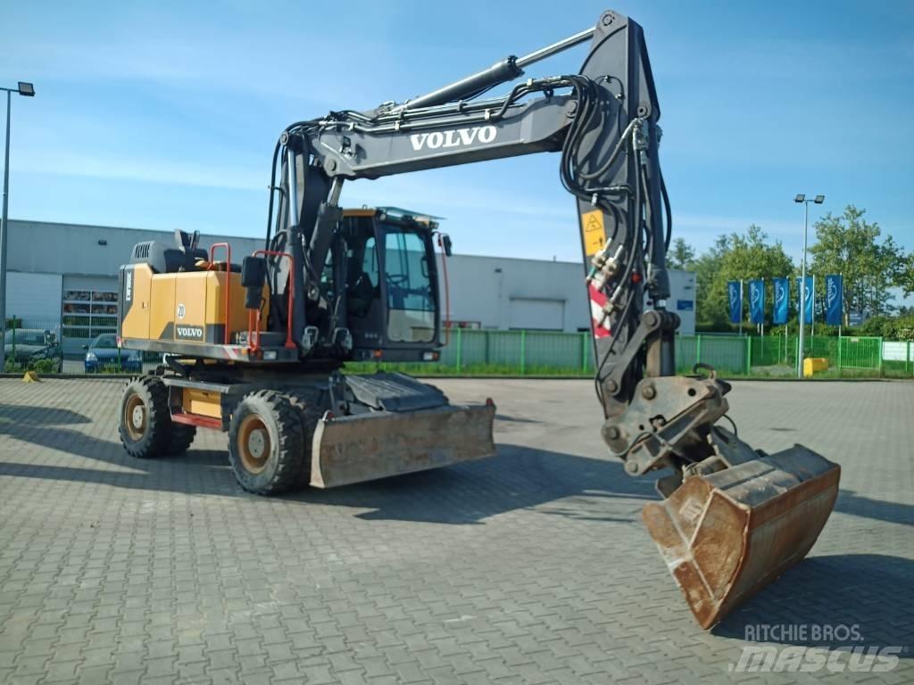 Volvo EW 180 E Gumikerekes kotrók