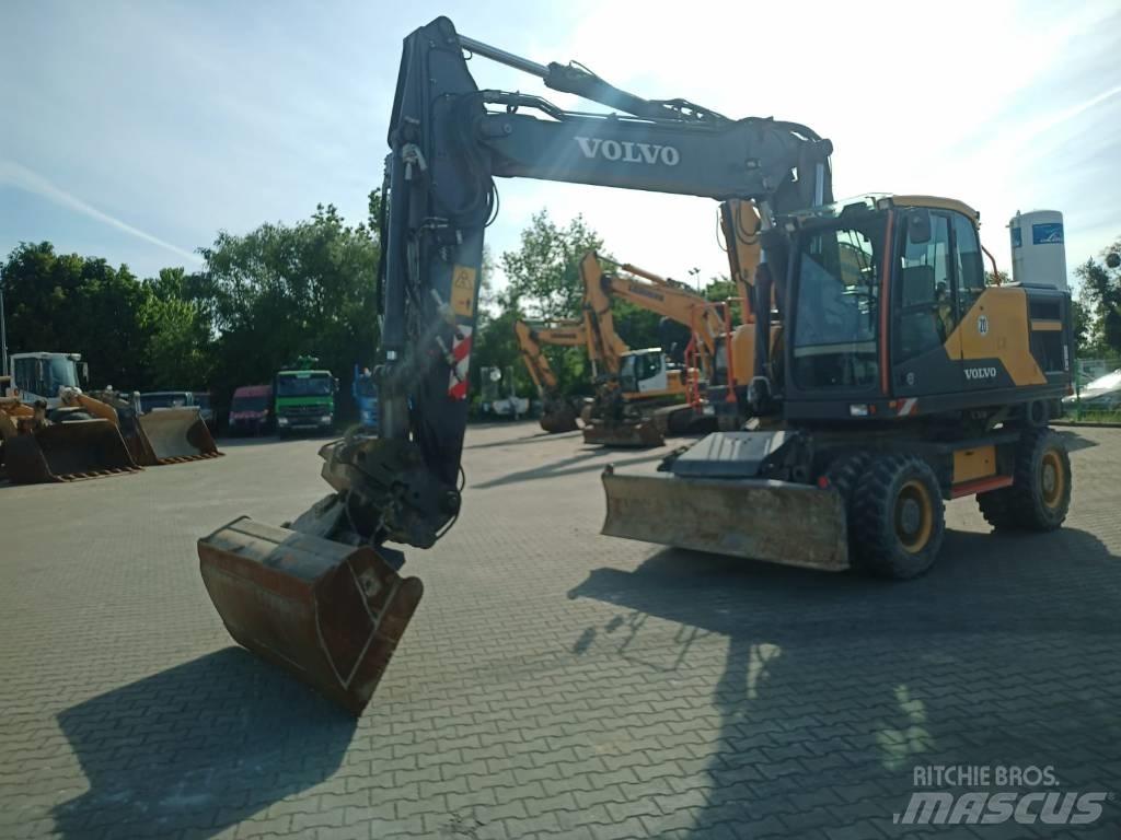 Volvo EW 180 E Gumikerekes kotrók