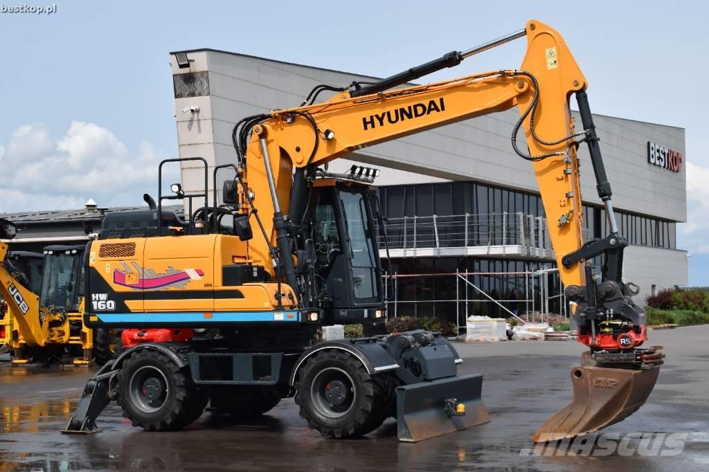 Hyundai HW 160 Gumikerekes kotrók