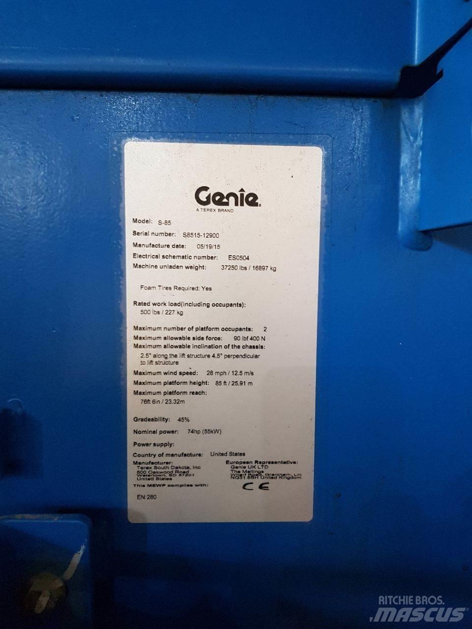 Genie S85 Teleszkópos emelők