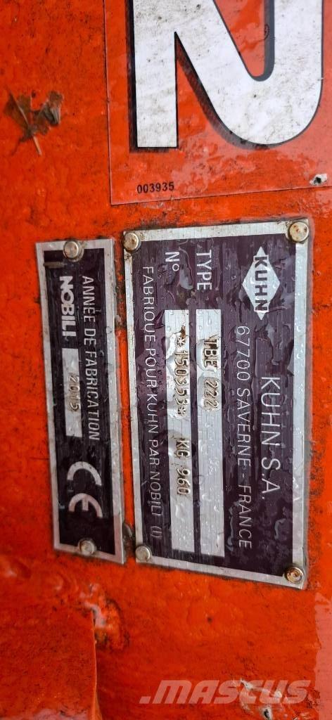 Kuhn TBE 222 Szárzúzók és fűkaszák