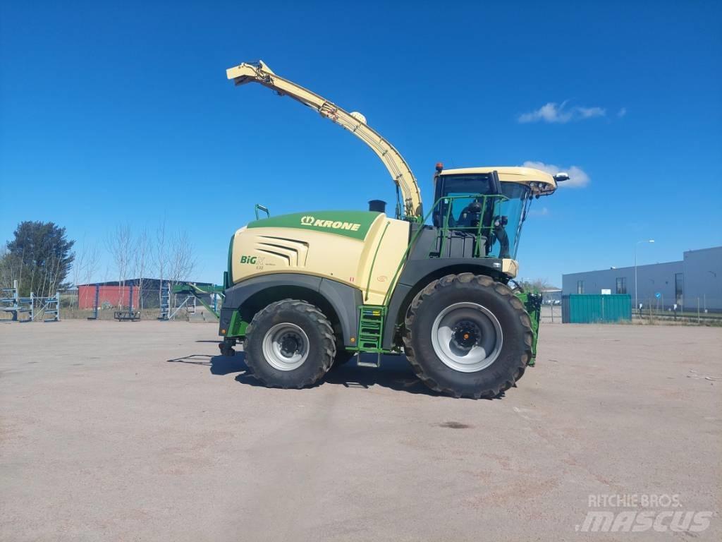 Krone Big X 630 Önjáró szecskázók