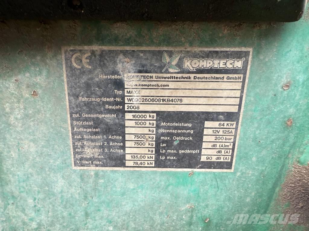 Komptech Maxx Mobil szűrők