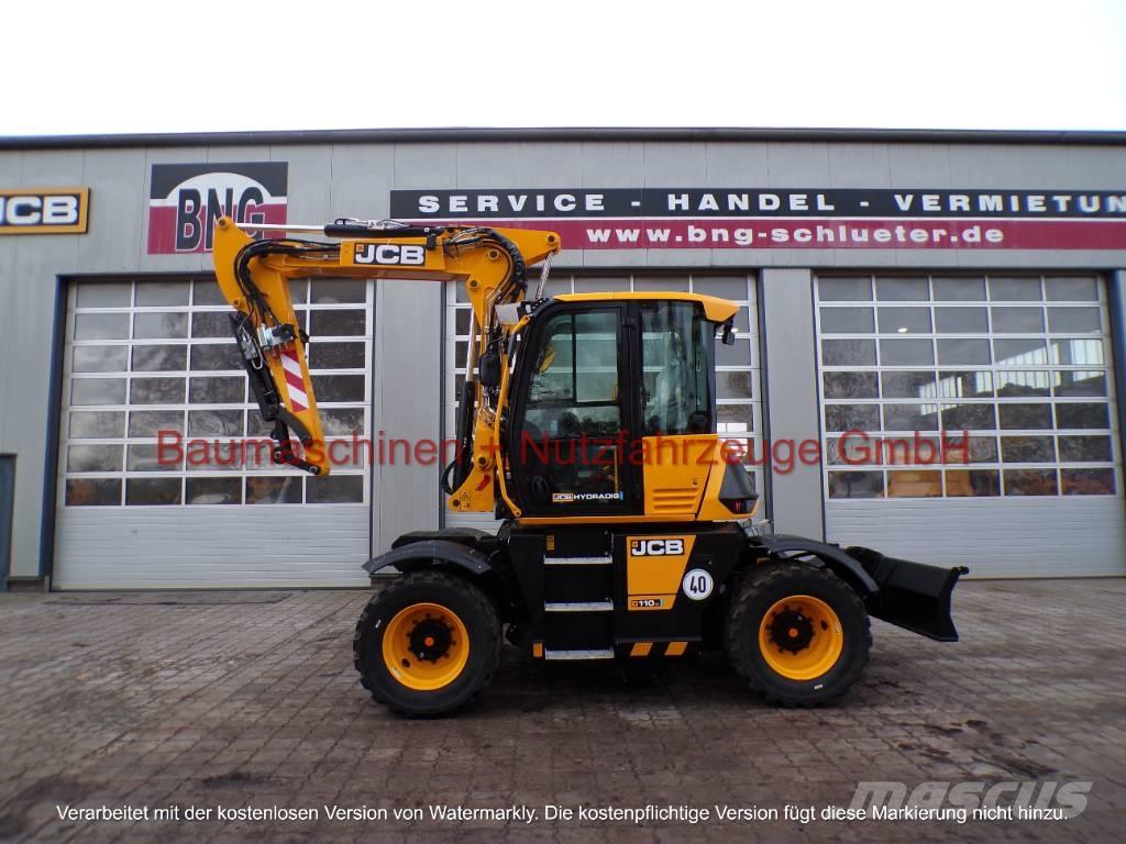 JCB Hydradig 110W Gumikerekes kotrók