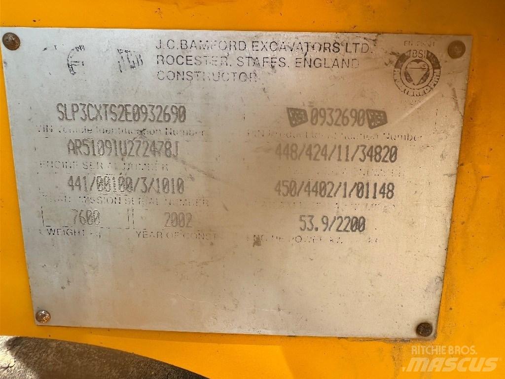 JCB 3 CX Kotrórakodók
