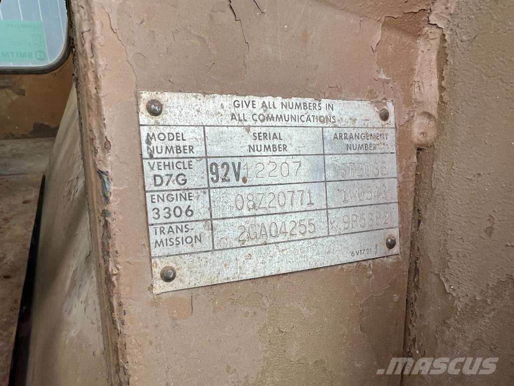 CAT D7G lánctalpas dózerek