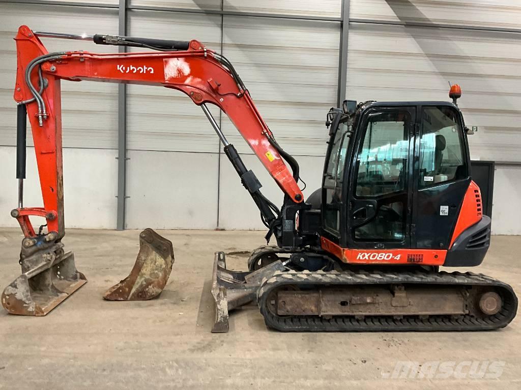 Kubota KX 080-4 Közepes (midi) kotrók 7 t - 12 t