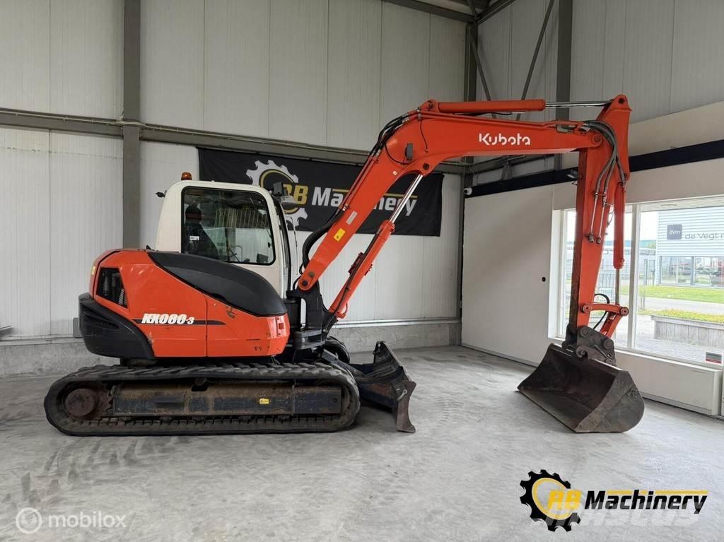 Kubota KX080-3 Közepes (midi) kotrók 7 t - 12 t
