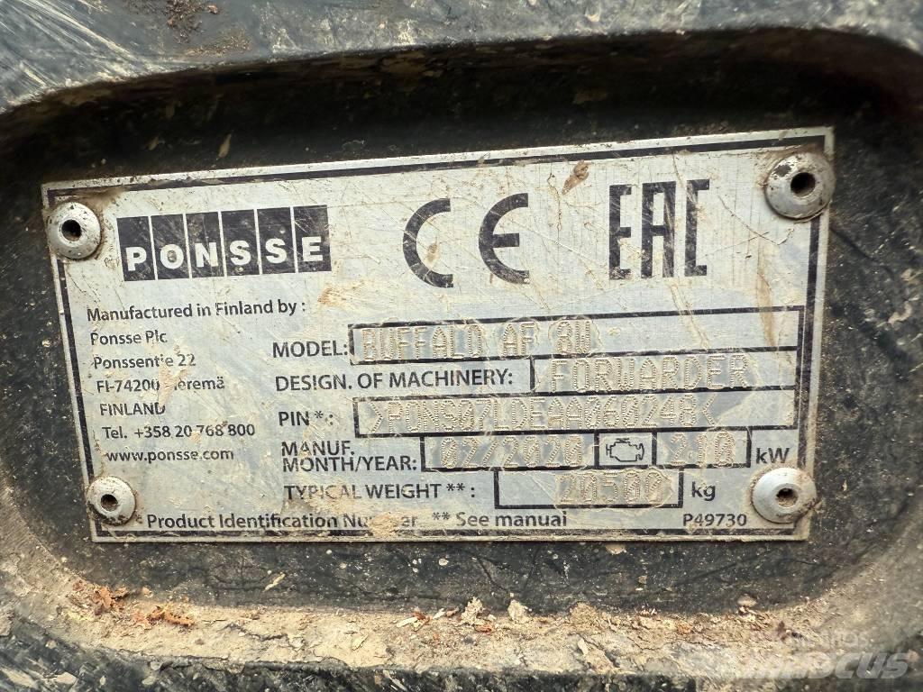 Ponsse BUFFALO AF 8W Kihordók