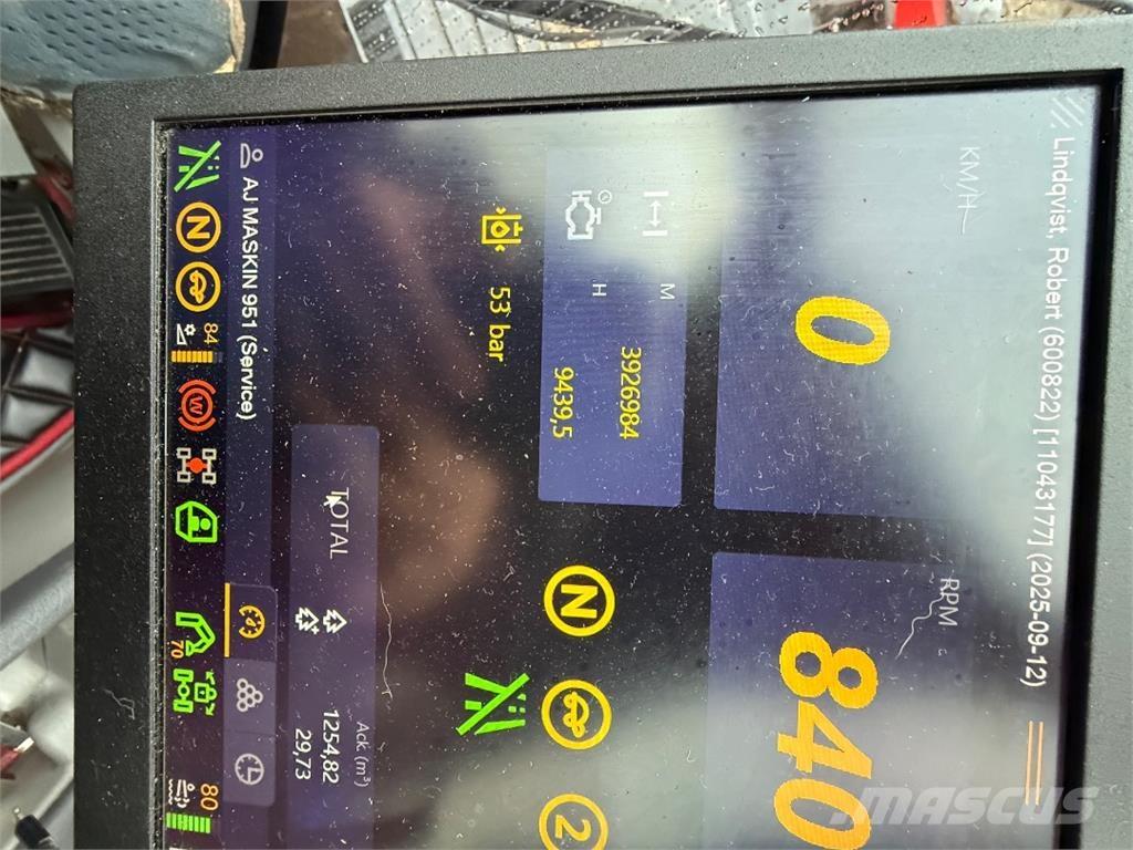 Komatsu 951 Betakarítók