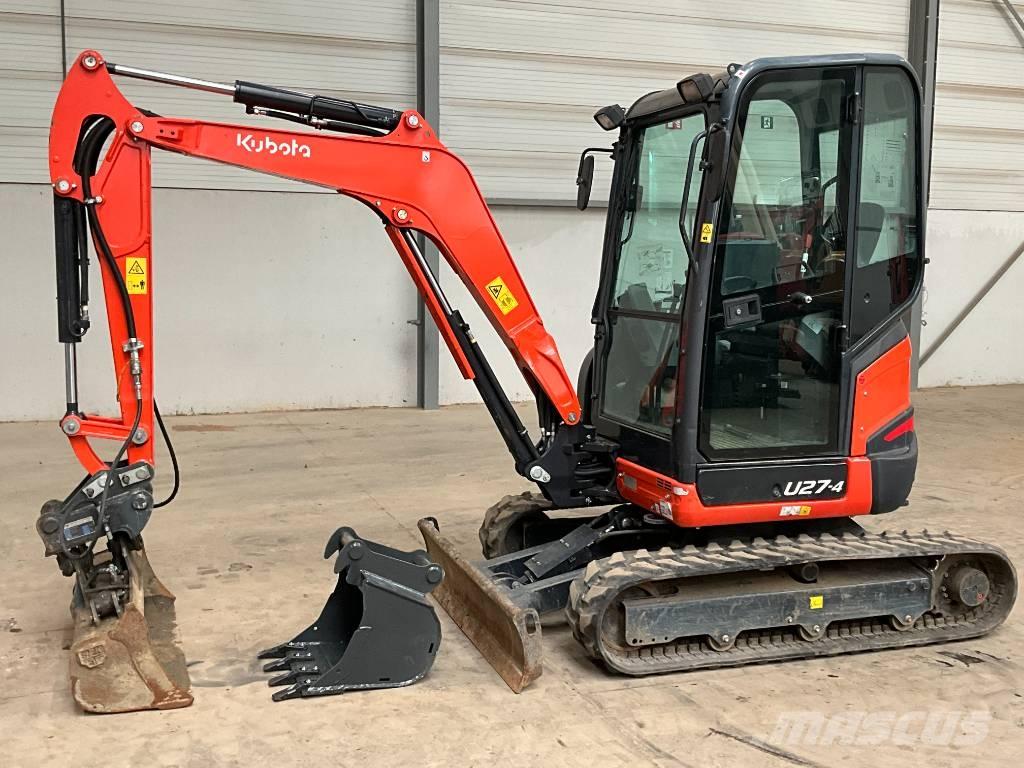 Kubota U 27-4 Mini kotrók < 7t
