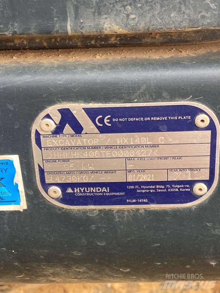 Hyundai HX140LC Lánctalpas kotrók