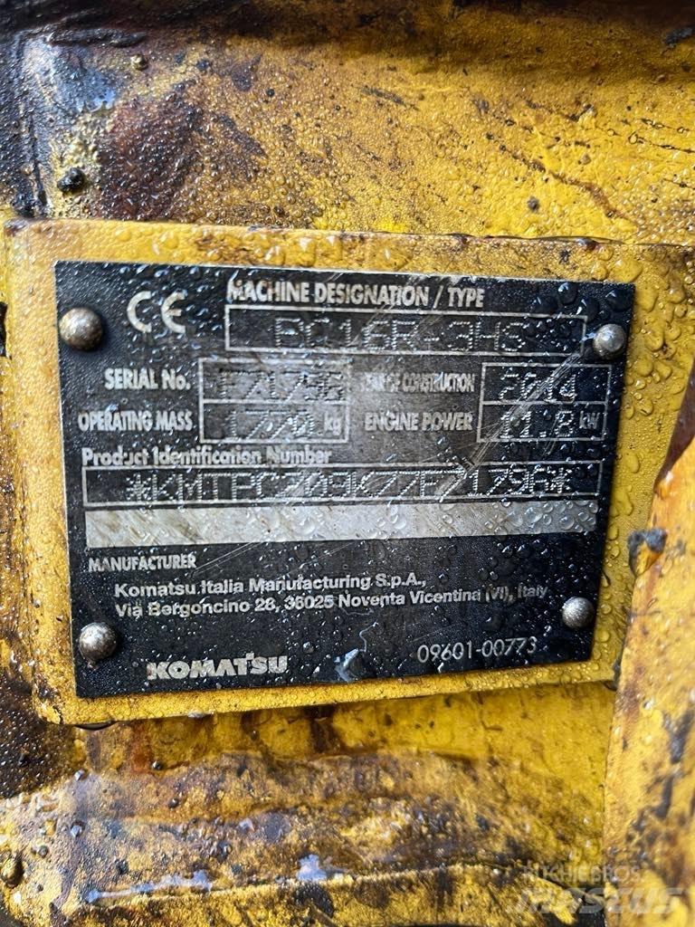Komatsu PC 16 R-3HS Mini kotrók < 7t